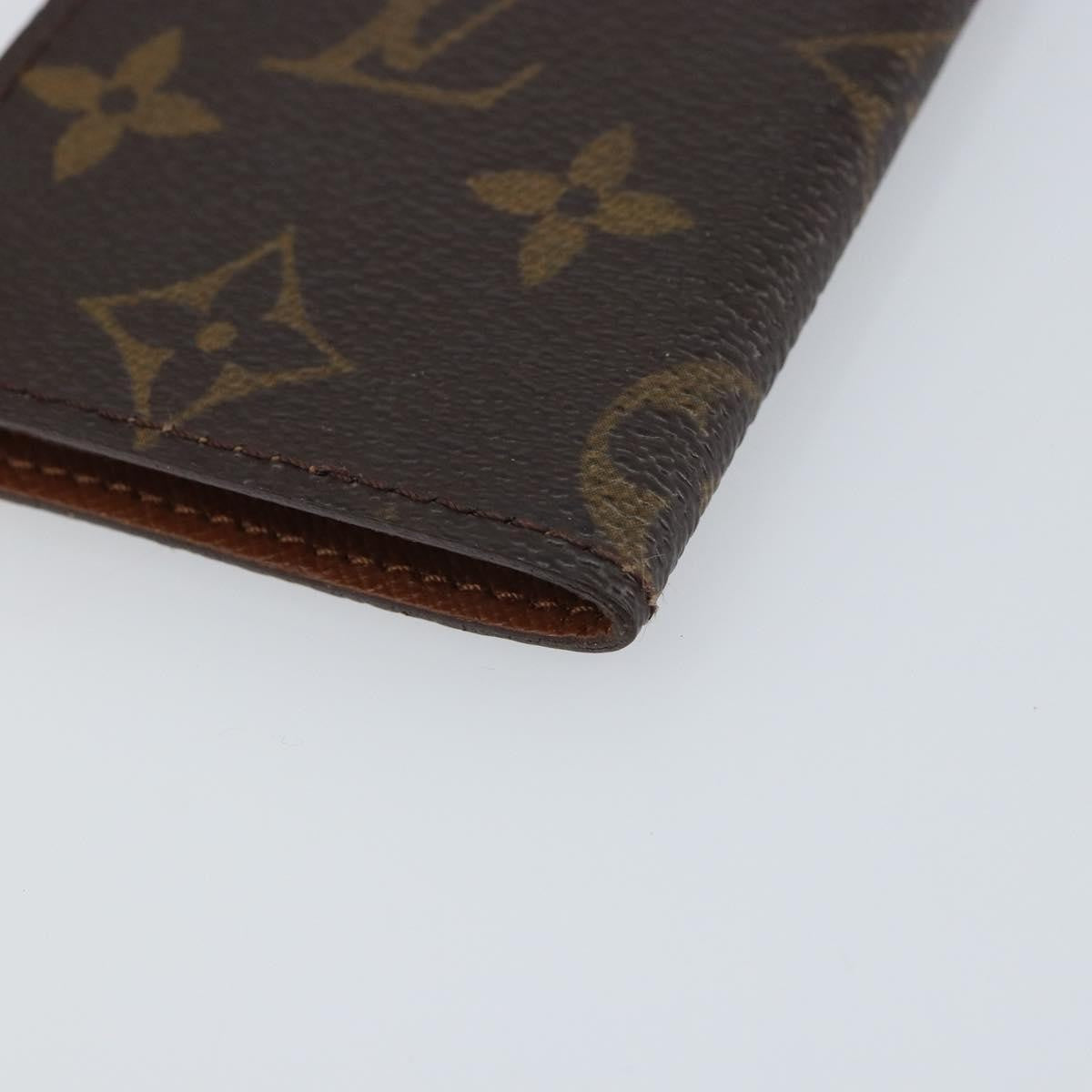 Louis Vuitton Porte Cartes Pression Card Case Monogram Canvas, BROWN, CANVAS, Card Holders