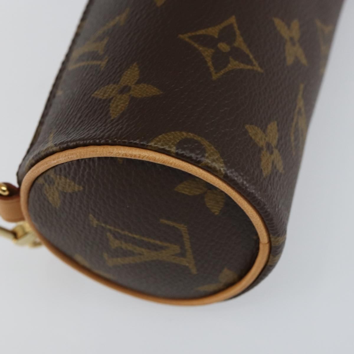 Louis Vuitton Papillon Pochette Monogram Canvas, BROWN, CANVAS, Clutche & pouche