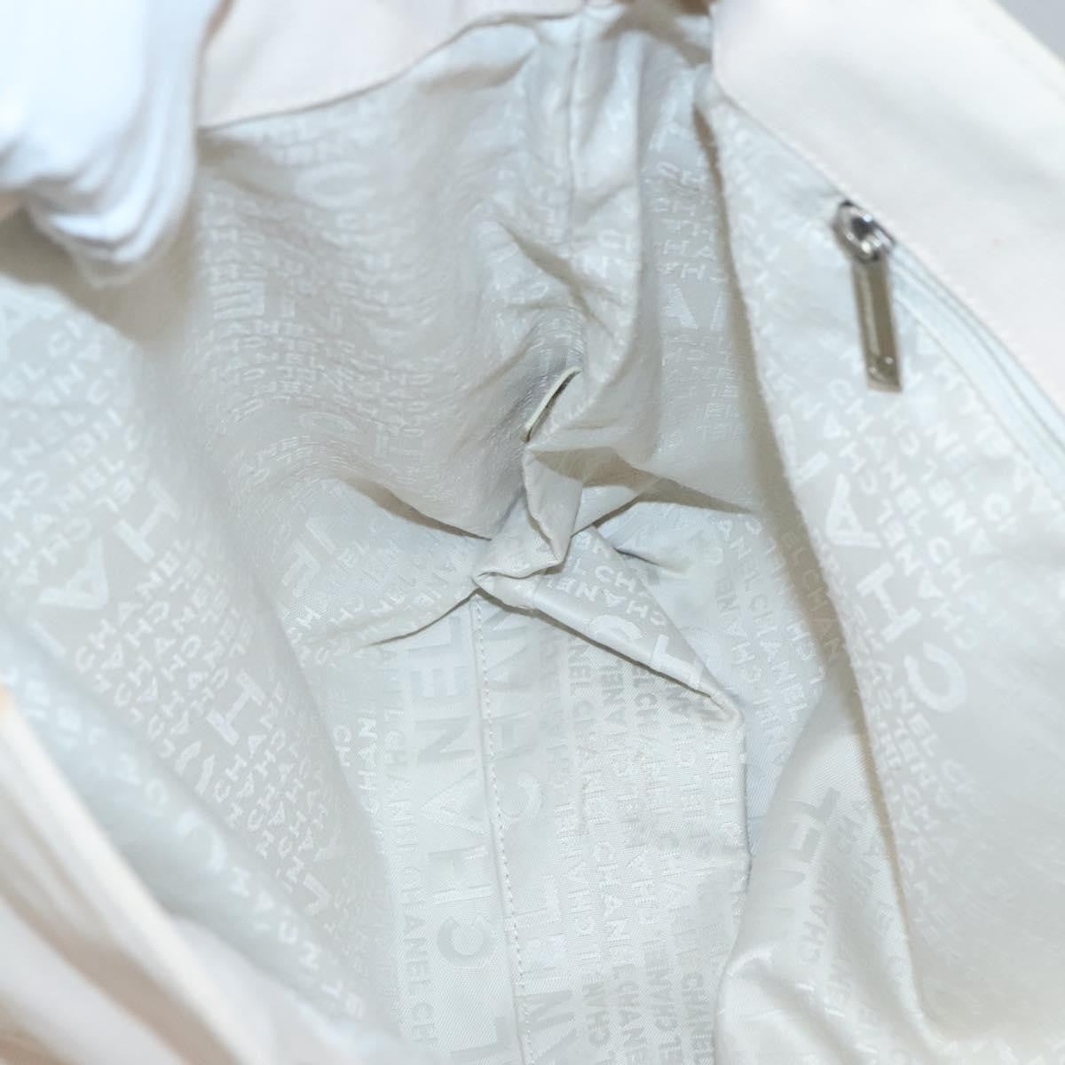 Chanel Vintage Cruise Line No.5 Tote Quilted Canvas, ECRU, CANVAS, Tote bag