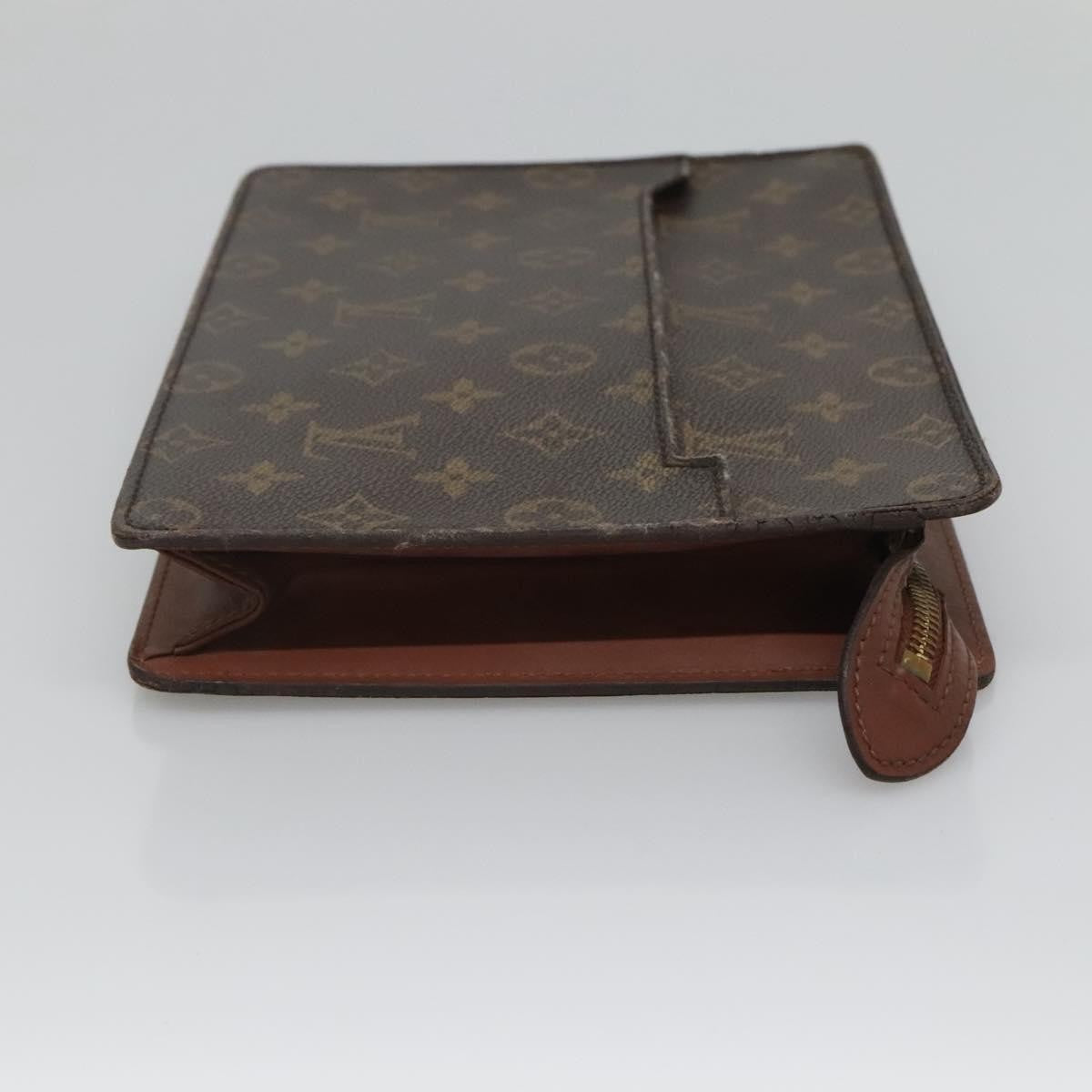 Louis Vuitton Pochette Homme Monogram Canvas, BROWN, CANVAS, Clutche & pouche