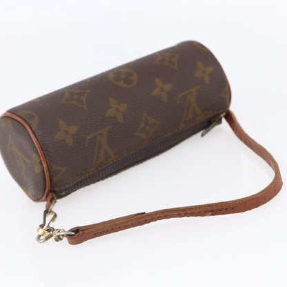 Louis Vuitton Papillon Pochette Monogram Canvas, BROWN, CANVAS, Clutche & pouche