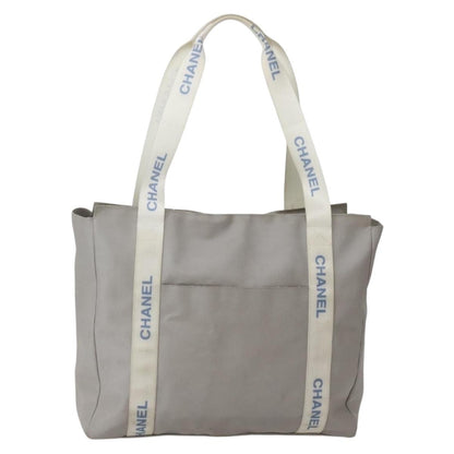 Chanel Sport Line Tote bag Nylon, Gray, Nylon, Tote Bag