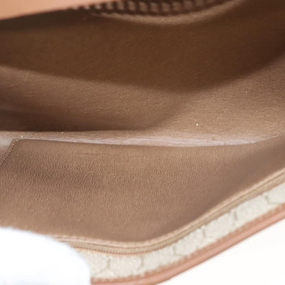 Christian Dior Vintage Honeycomb chain Canvas, BEIGE, CANVAS, Shoulder bag