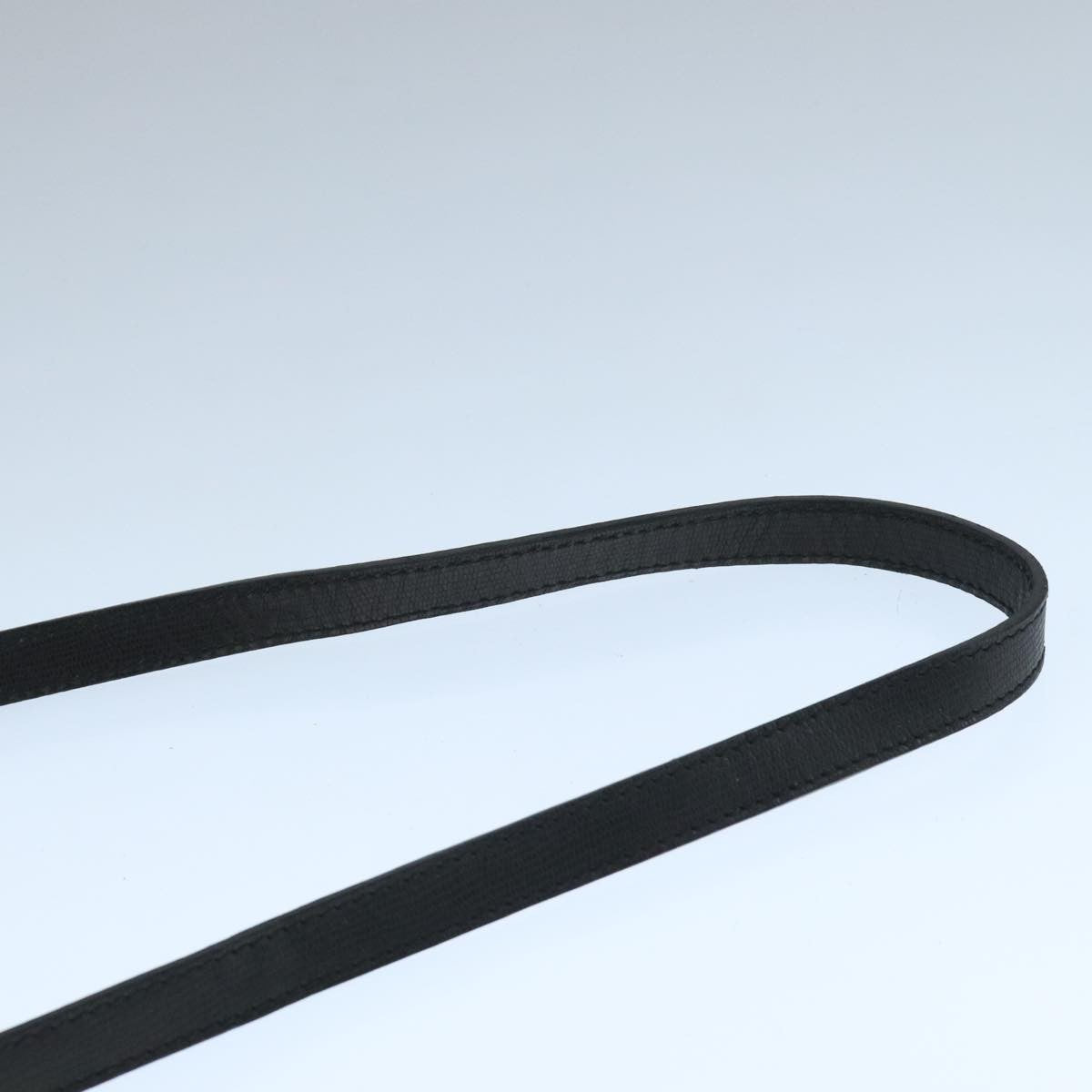 Celine Vintage Circle Logo Crossbody Bag Leather, BLACK, LEATHER, Crossbody bag