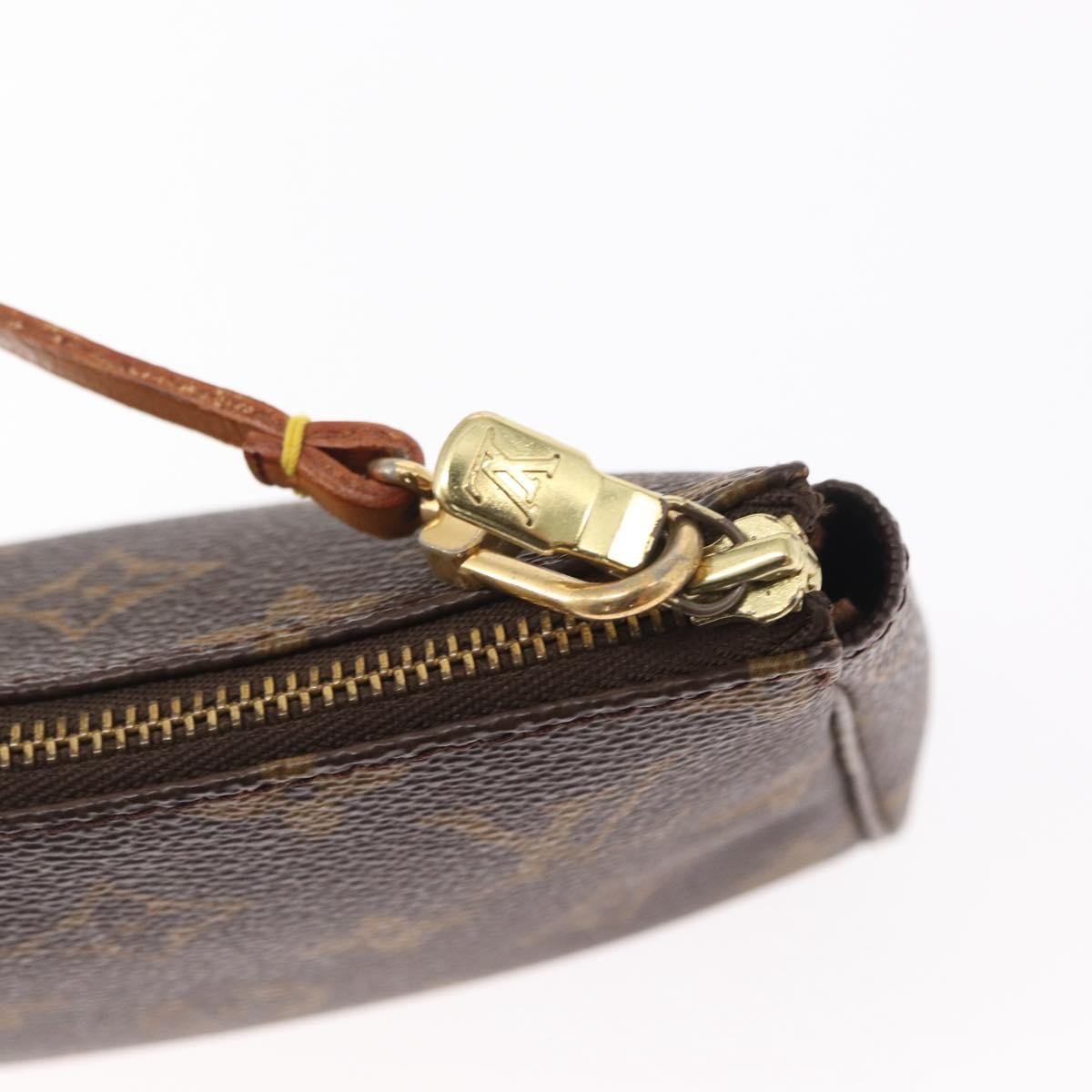Louis Vuitton Pochette Accessoires Monogram Canvas, BROWN, CANVAS, Clutche & pouche