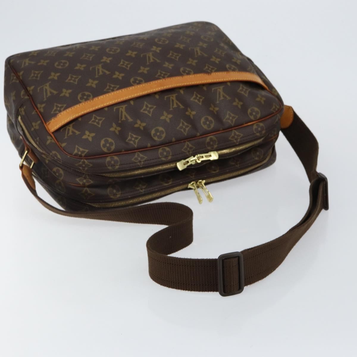 Louis Vuitton Reporter Bag Monogram Canvas, BROWN, CANVAS, Shoulder bag