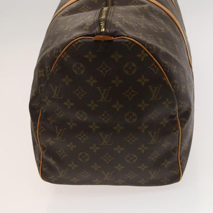 Louis Vuitton Keepall Bag Monogram Canvas, BROWN, CANVAS, Travel bag