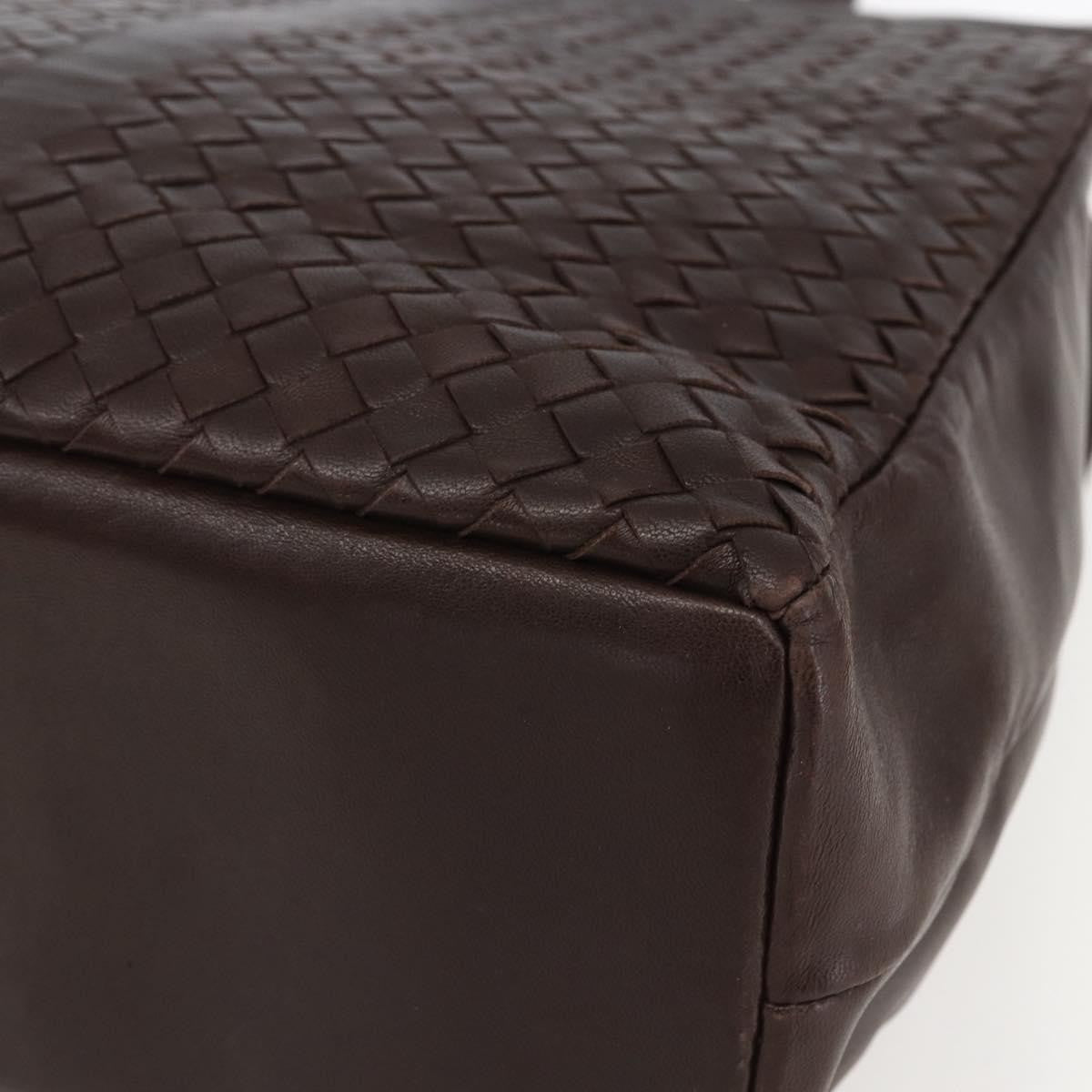 Bottega Veneta Intrecciato Handbag Leather, BROWN, LEATHER, Handbag