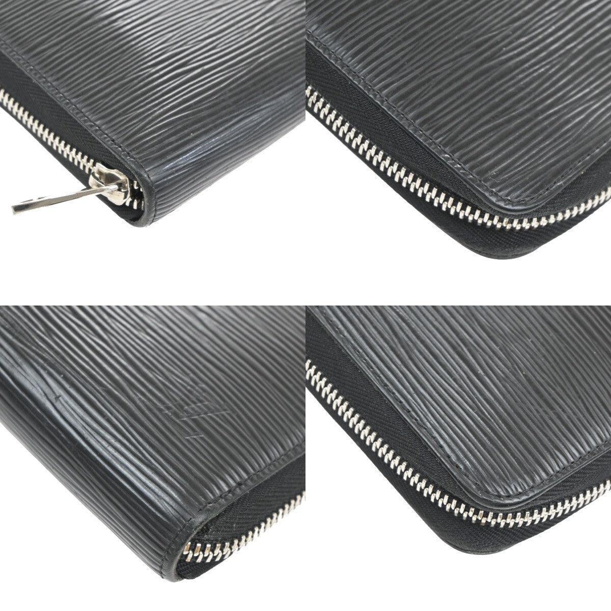 Louis Vuitton Zippy Organizer Epi Leather, BLACK, LEATHER, Wallets