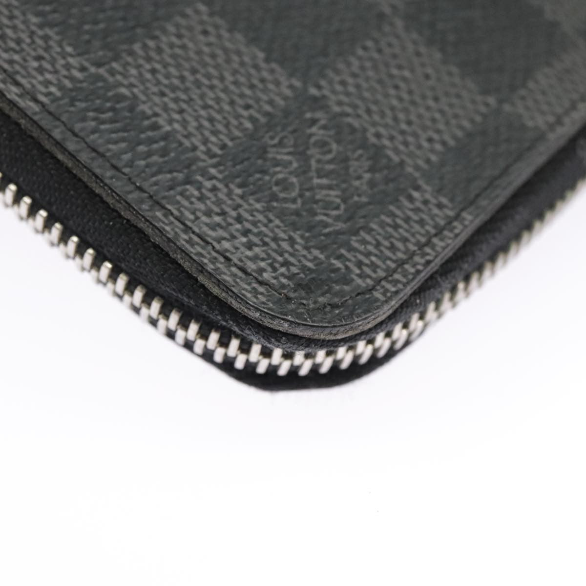 Louis Vuitton Zippy wallet vertical Damier Graphite, BLACK, CANVAS, Wallets