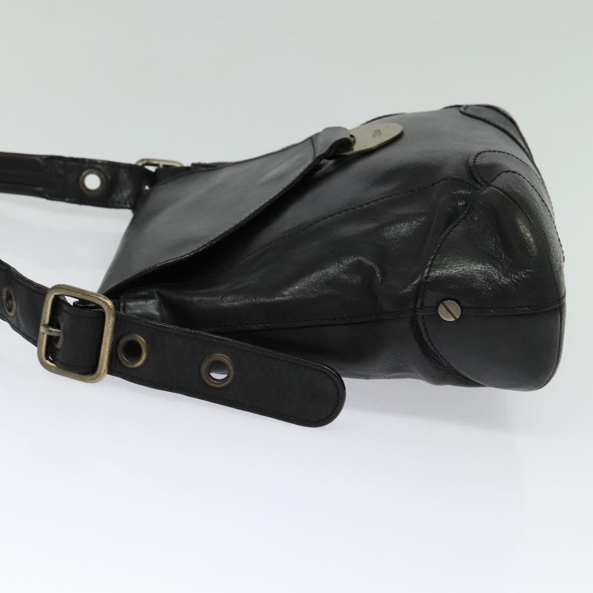 Chloe Vintage Flap shoulder bag Leather, BLACK, LEATHER, Shoulder bag