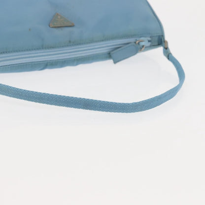 Prada Pochette Shoulder Bag Tessuto, BLUE, NYLON, Clutche & pouche