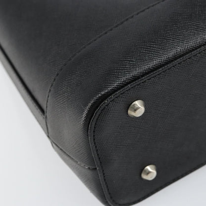 Burberry Vintage tote bag Leather, BLACK, LEATHER, Tote bag