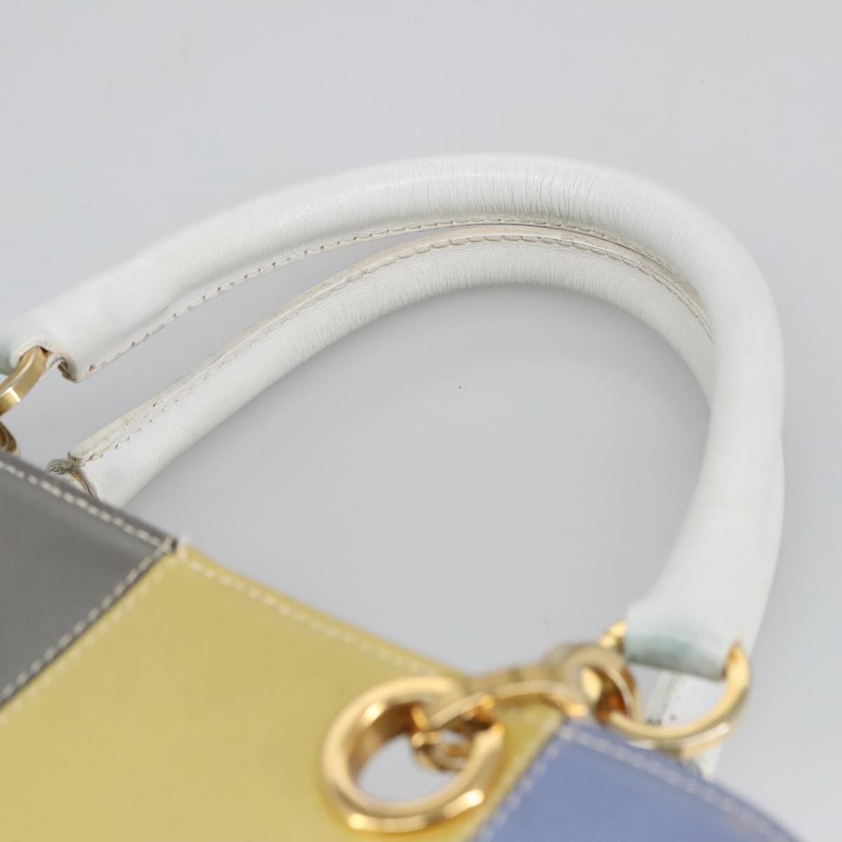 Salvatore Ferragamo Vintage Gancini Top Handle Bag Leather, MULTICOLOUR, LEATHER, Handbag