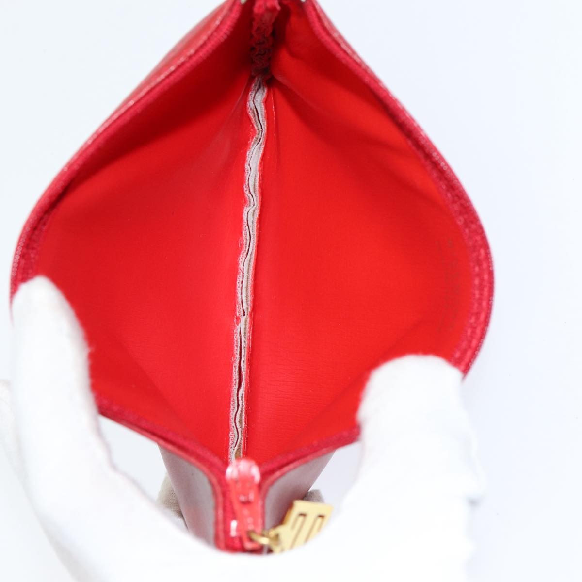 Givenchy 4G pouch Leather, RED, LEATHER, Clutche & pouche