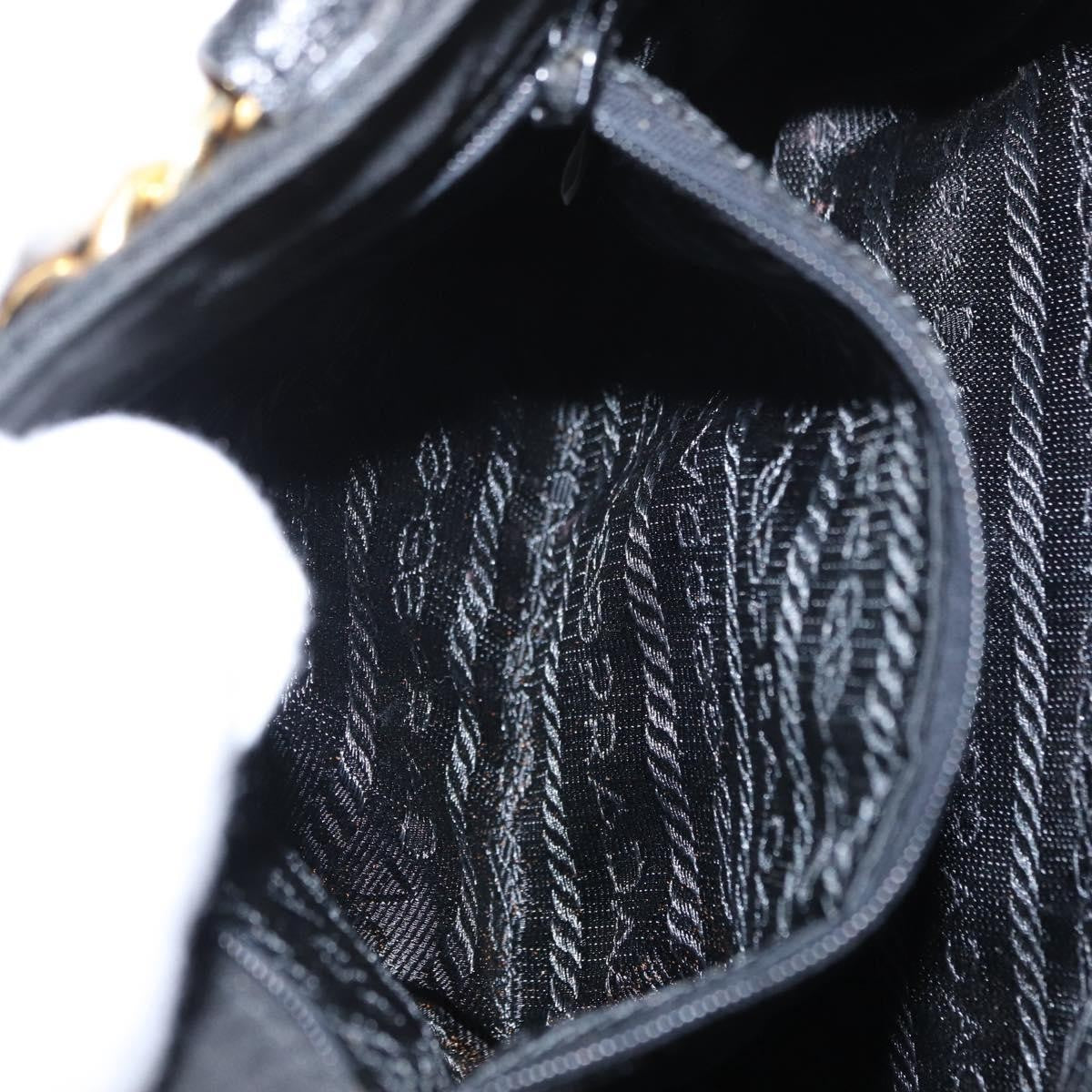 Prada Vintage Shoulder Bag Tessuto, BLACK, NYLON, Shoulder bag