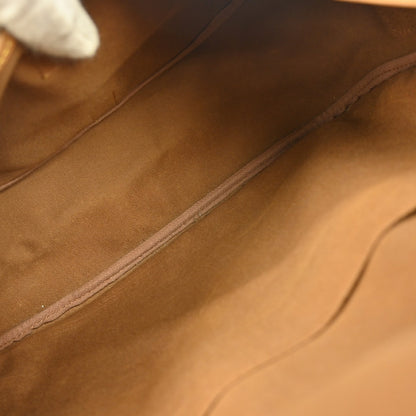 Louis Vuitton Saumur Handbag Monogram Canvas, BROWN, CANVAS, Shoulder bag