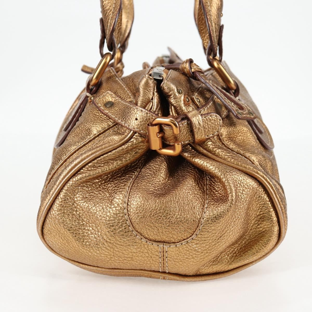 Chloe Paddington Lock Satchel Leather, SILVER, LEATHER, Handbag