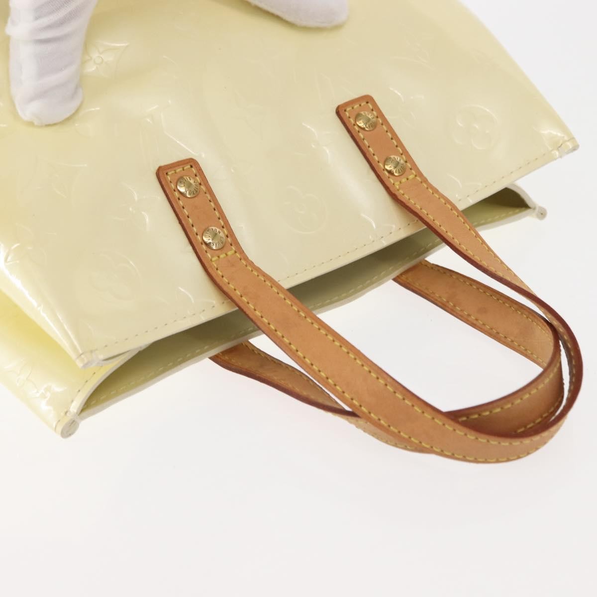 Louis Vuitton Reade Handbag Monogram Vernis, YELLOW, PATENT_LEATHER, Handbag