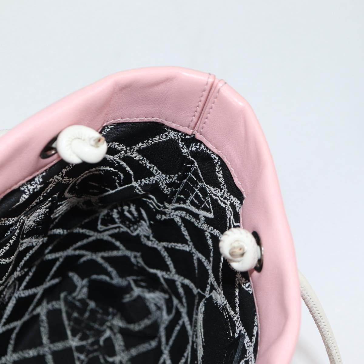 Chanel Essential Shopping Tote Leather, PINK, LEATHER, Tote bag