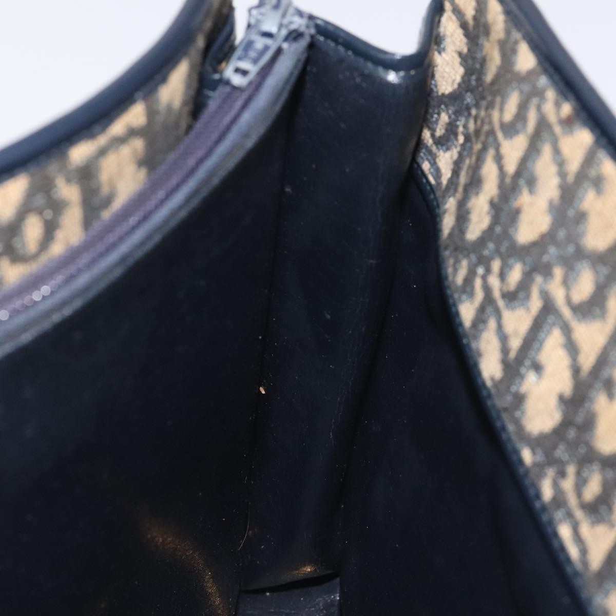 Christian Dior Trotter shoulder bag Canvas, NAVY, CANVAS, Shoulder bag