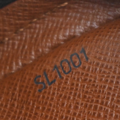 Louis Vuitton Danube Handbag Monogram Canvas, BROWN, CANVAS, Shoulder bag