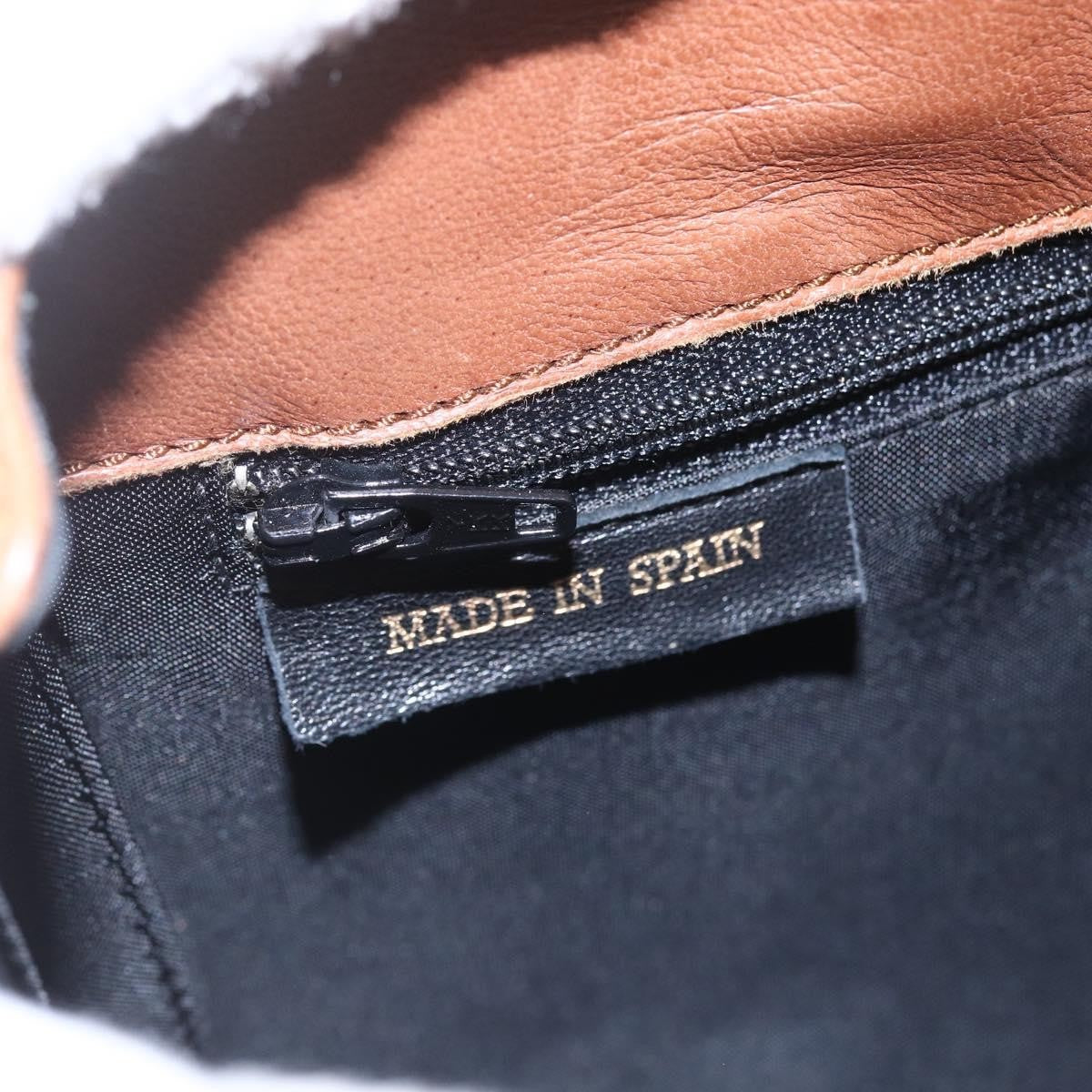 Loewe Flap Messenger Bag Leather, BROWN, LEATHER, Shoulder bag