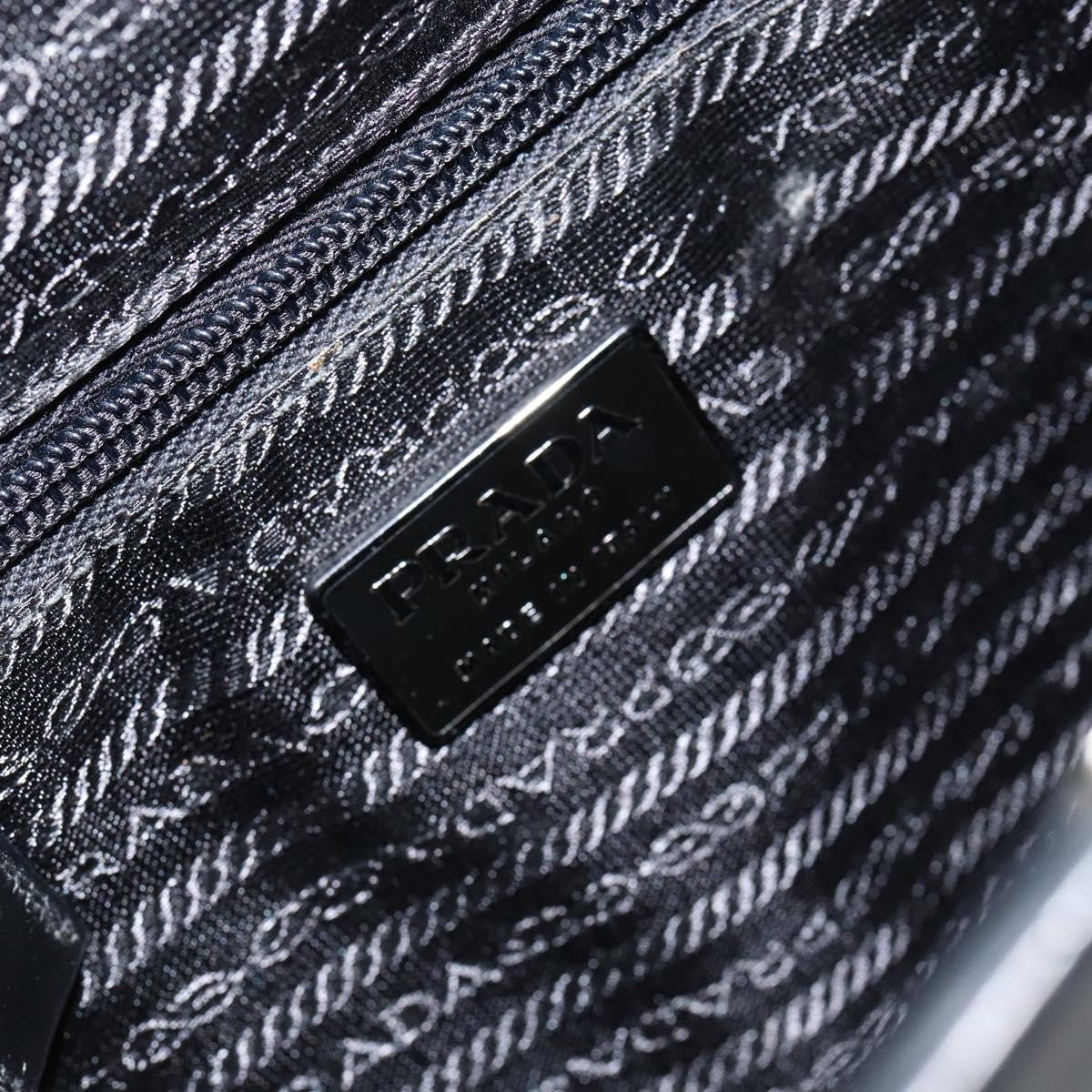 Prada Vintage Handbag Leather, BLACK, LEATHER, Handbag