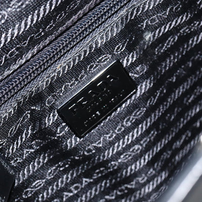 Prada Vintage Handbag Leather, BLACK, LEATHER, Handbag