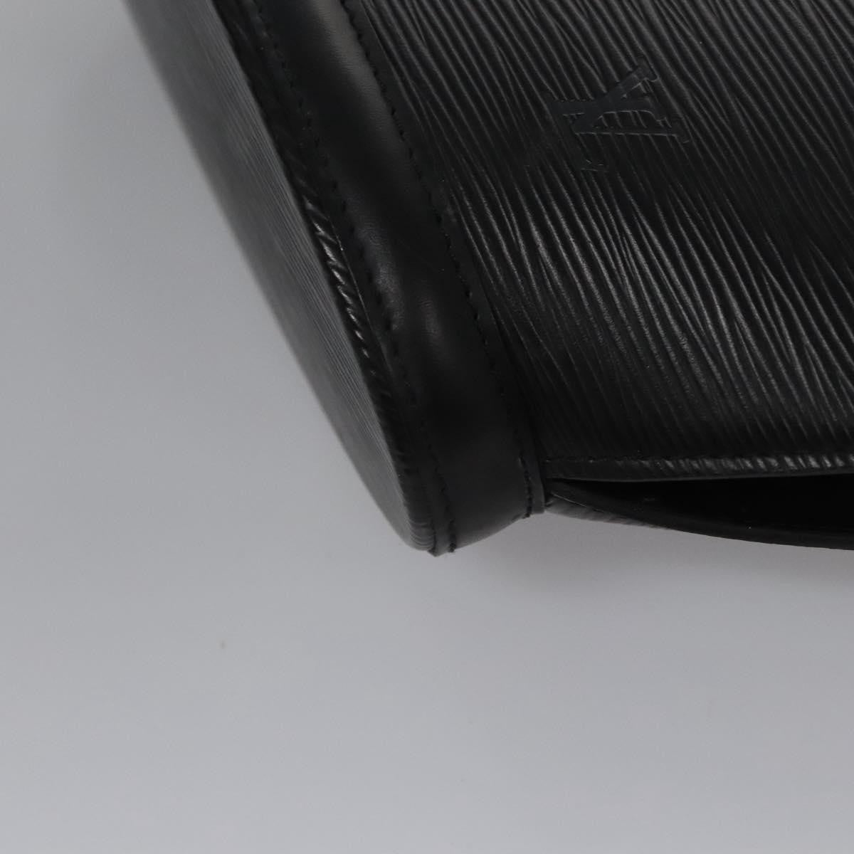 Louis Vuitton Saint Jacques Handbag Epi Leather, BLACK, LEATHER, Handbag