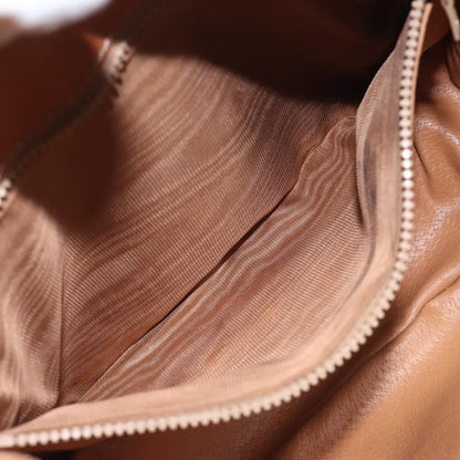 Celine Macadam Shoulder Bag PVC Leather, BROWN, CANVAS, Shoulder bag