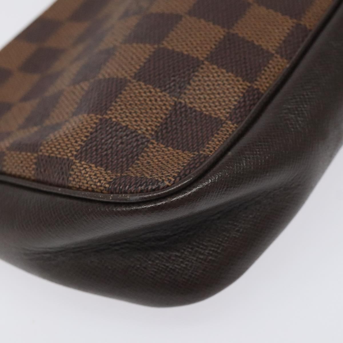 Louis Vuitton Trousse Make Up Bag Damier, BROWN, CANVAS, Clutche & pouche