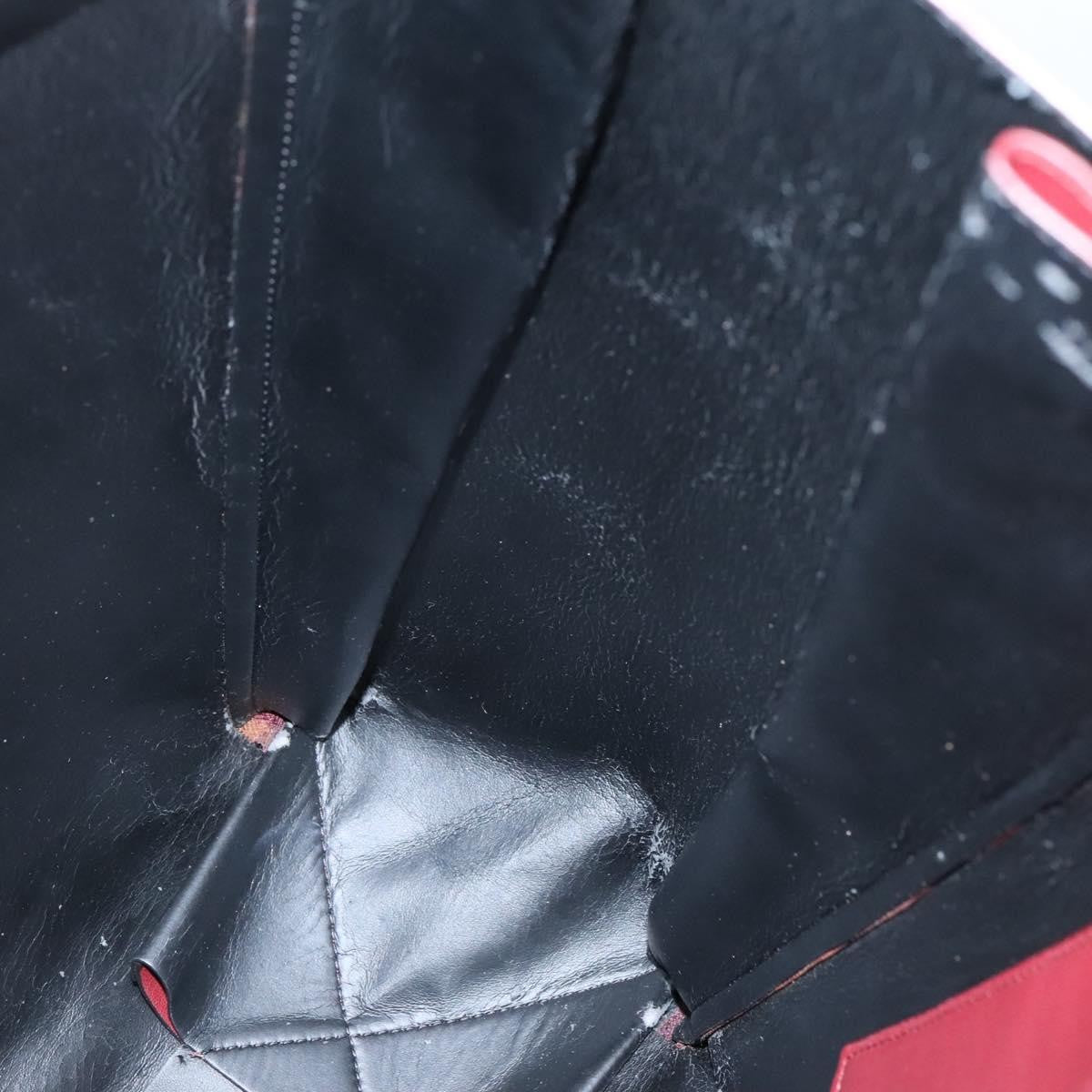 Celine Vertical Cabas Tote Leather, RED, LEATHER, Tote bag