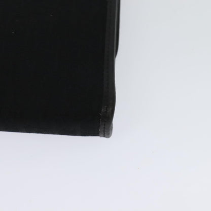 Christian Dior Vintage Trotter Flap Crossbody Bag Canvas, BLACK, CANVAS, Shoulder bag