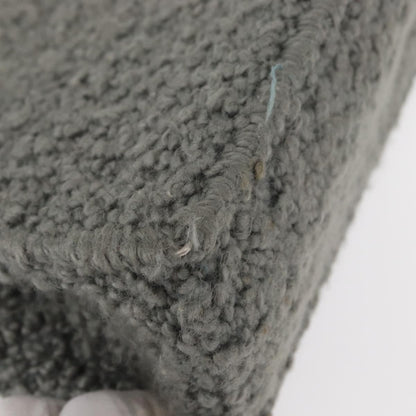 Salvatore Ferragamo Gancini handbag Wool, GRAY, WOOL, Handbag