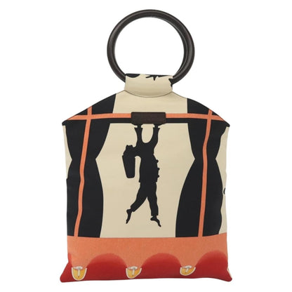 Bvlgari Handbag Canvas, BEIGE, CANVAS, Handbag