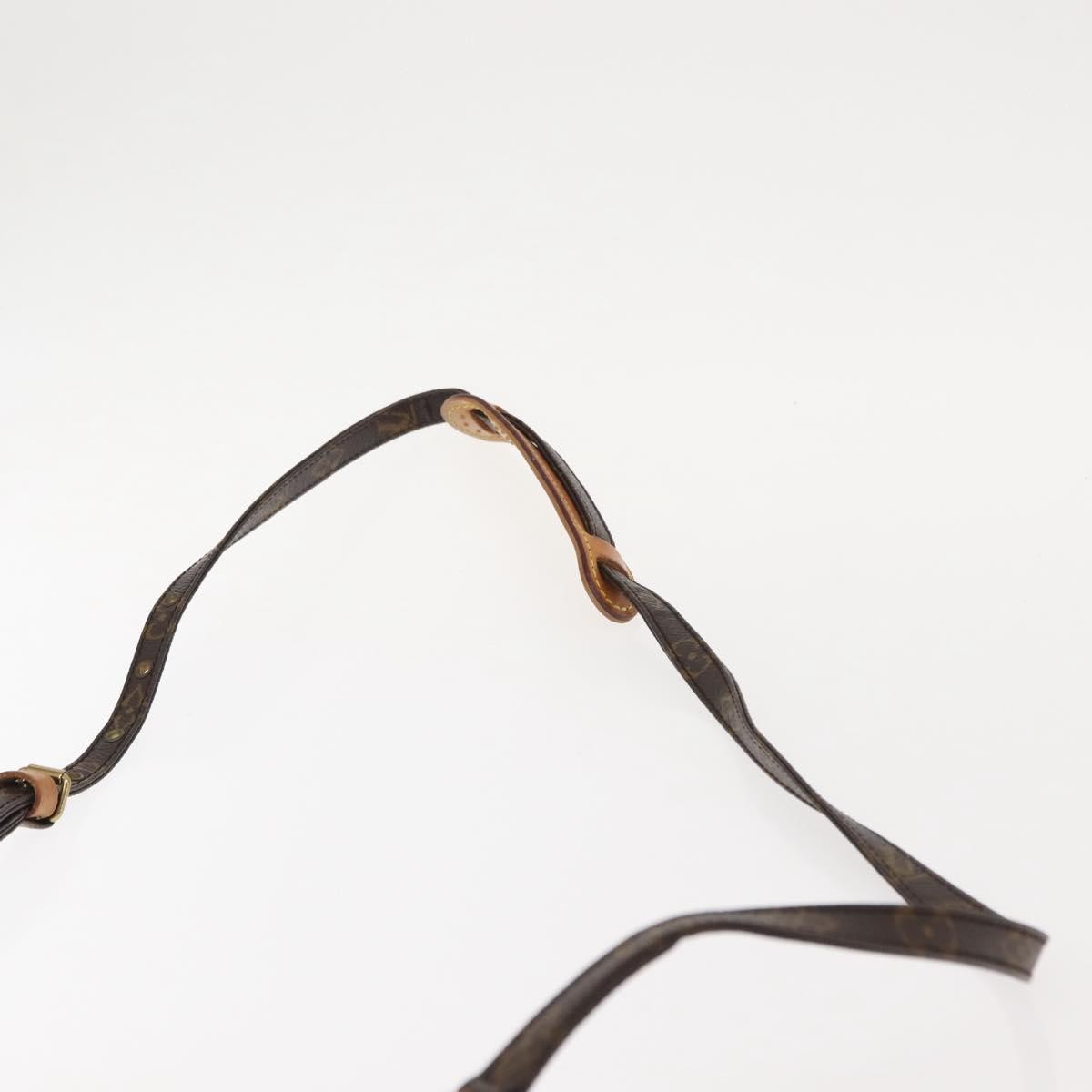 Louis Vuitton Pochette Marly Bandouliere Bag Monogram Canvas, BROWN, CANVAS, Shoulder bag