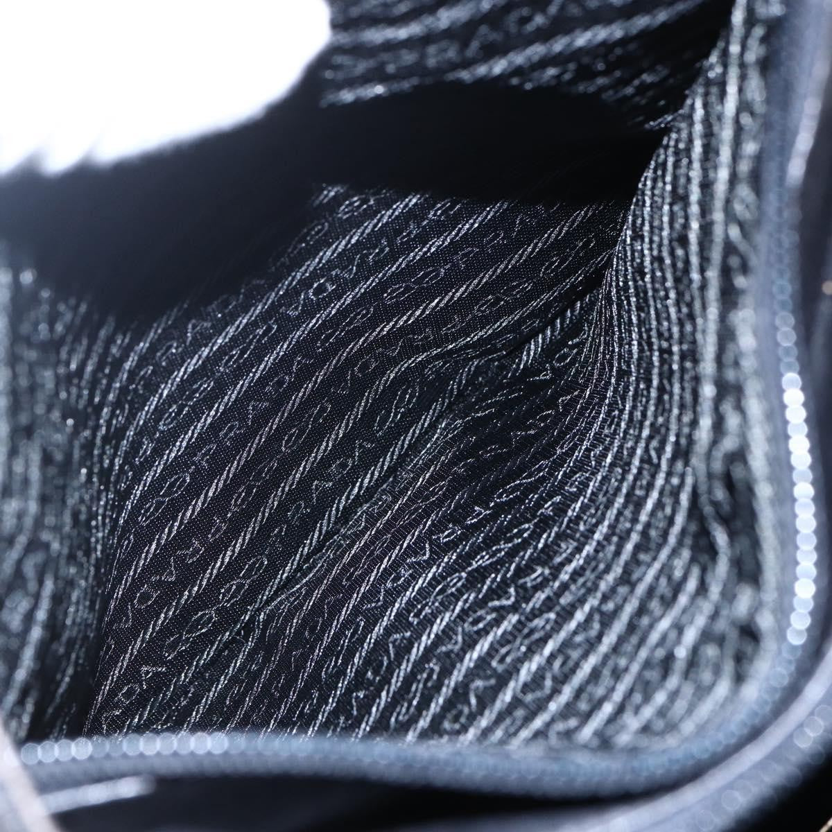 Prada Vintage Shoulder Bag Leather, BLACK, LEATHER, Shoulder bag