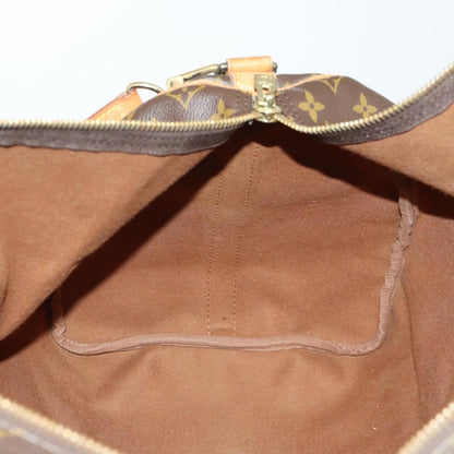 Louis Vuitton Keepall Bandouliere Bag Monogram Canvas, BROWN, CANVAS, Travel bag