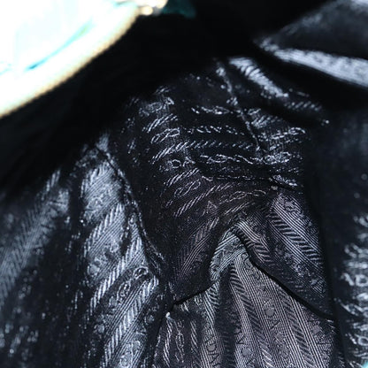 Prada Chain Shoulder Bag Tessuto, BLUE, NYLON, Shoulder bag