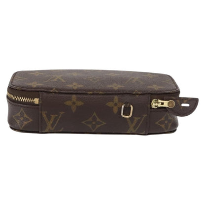 Louis Vuitton Monte-Carlo Jewelry Box Canvas, BROWN, CANVAS, Clutche & pouche