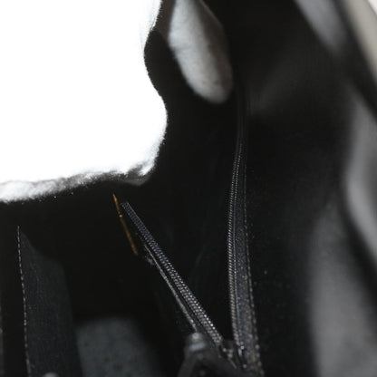 Versace Vintage Convertible Medusa Top Handle Bag Leather, BLACK, LEATHER, Handbag