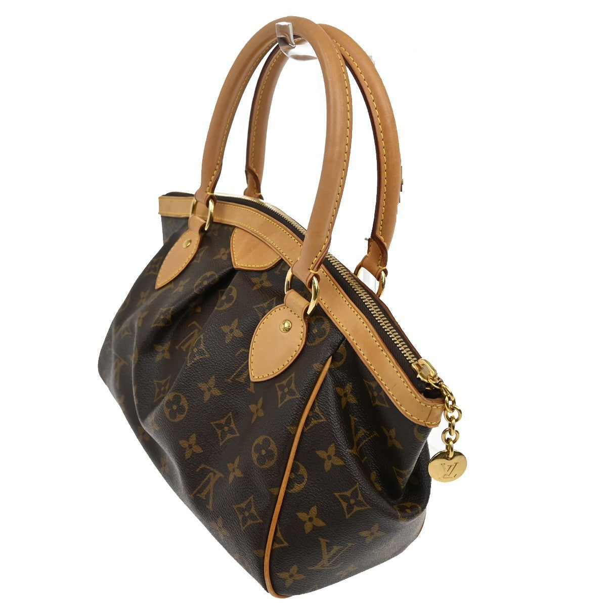 Louis Vuitton Tivoli Handbag Monogram Canvas, BROWN, CANVAS, Handbag