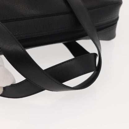 Christian Dior Vintage CD Handbag Leather, BLACK, LEATHER, Briefcase