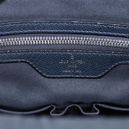 Louis Vuitton Roman Handbag Taiga Leather, NAVY, LEATHER, Shoulder bag