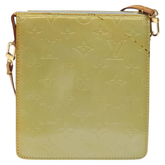 Louis Vuitton Mott Handbag Monogram Vernis, BEIGE, PATENT_LEATHER, Clutche & pouche