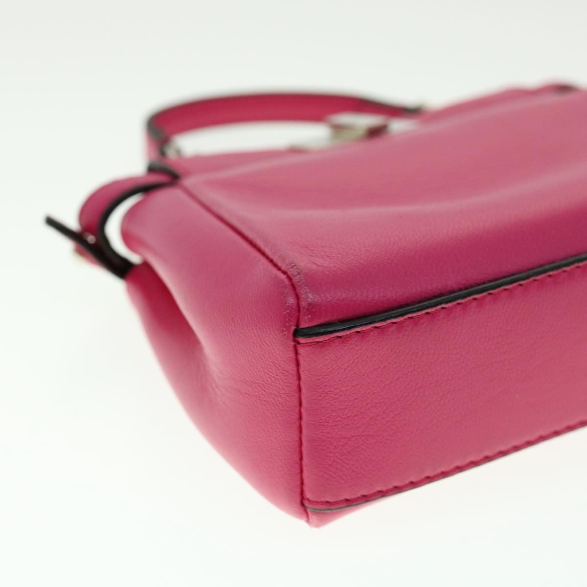 Fendi Peekaboo Bag Leather, PINK, LEATHER, Handbag