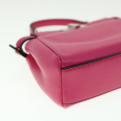 Fendi Peekaboo Bag Leather, PINK, LEATHER, Handbag