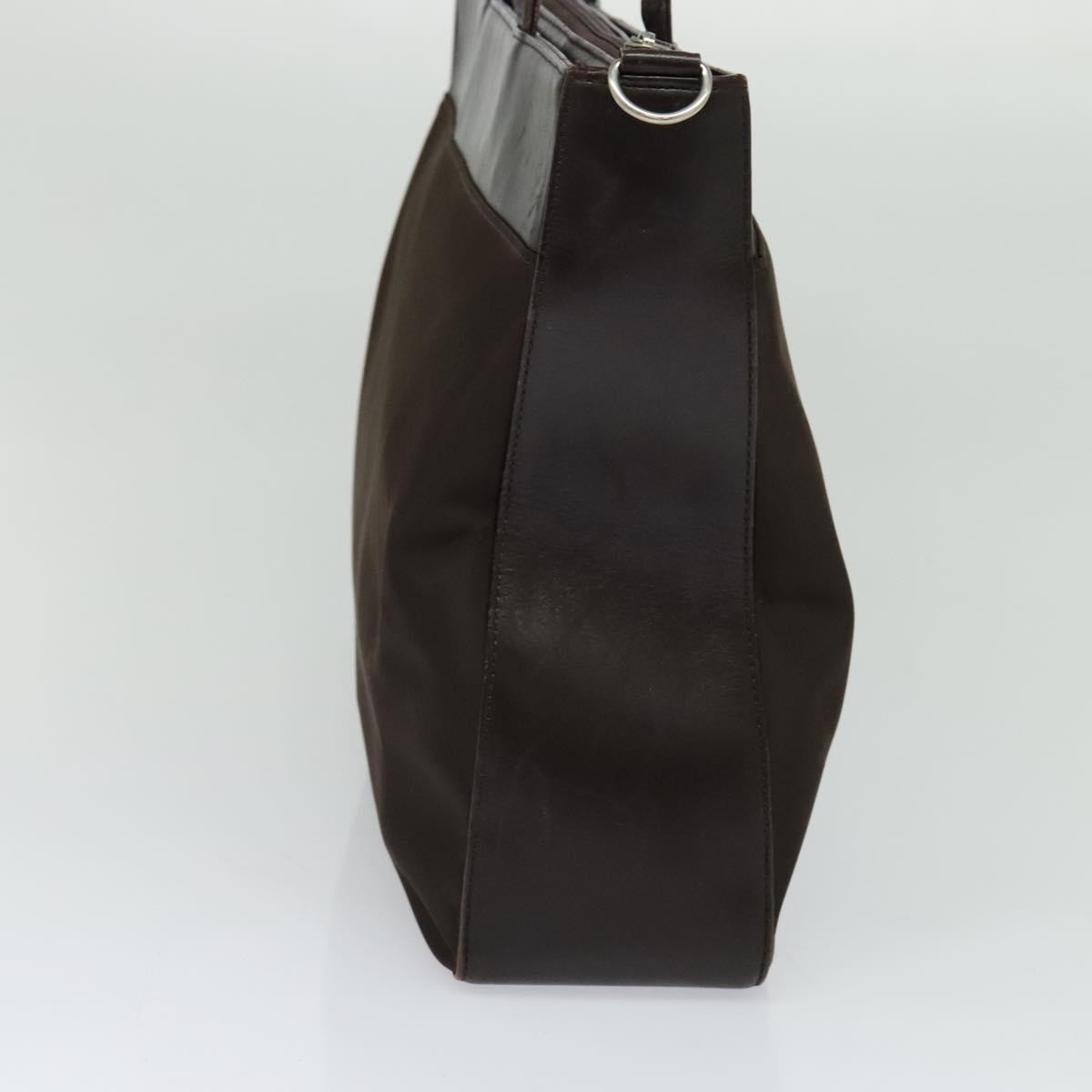 Burberry Vintage Tote Leather, BROWN, LEATHER, Tote bag