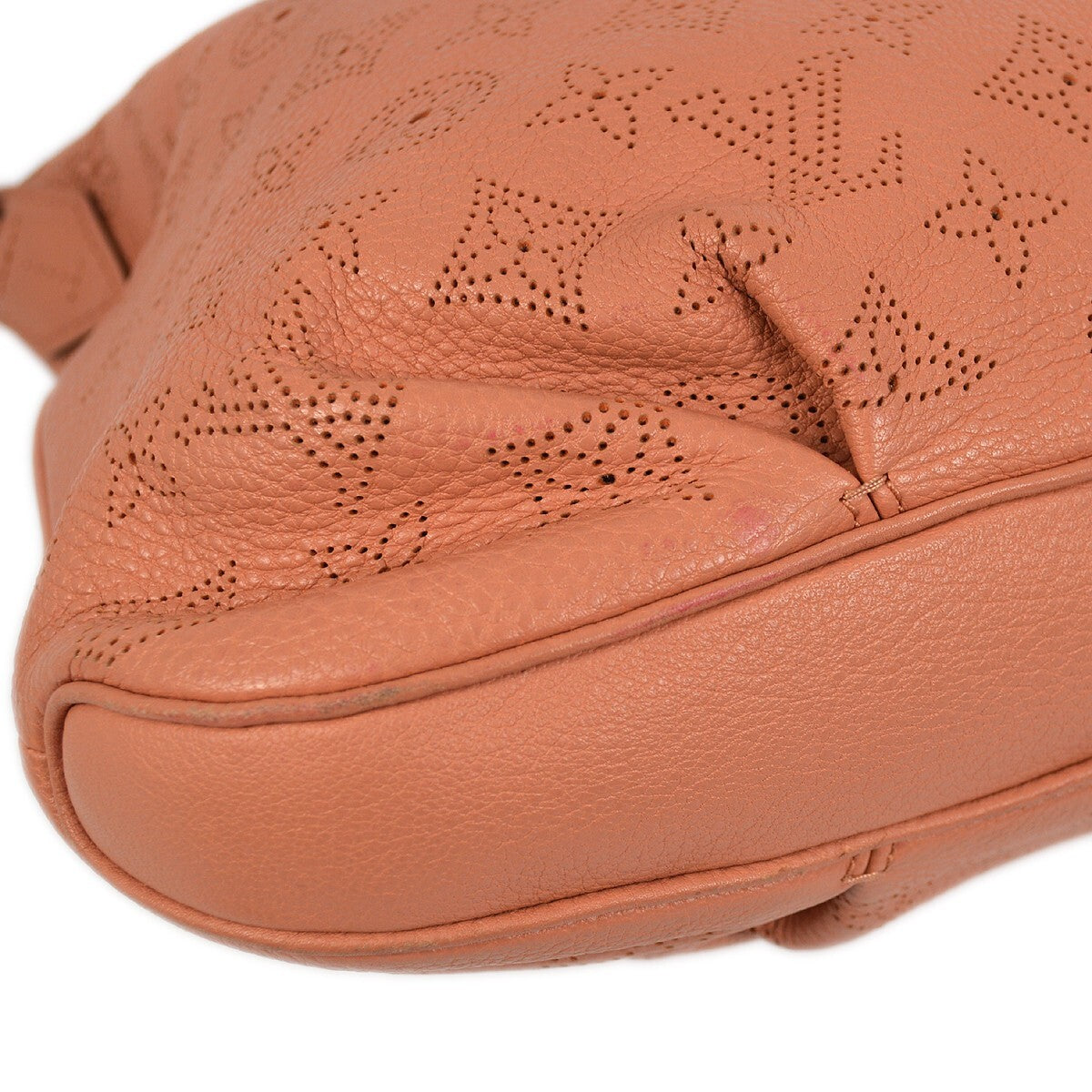 Louis Vuitton Selene Handbag Mahina Leather, PINK, LEATHER, Shoulder bag